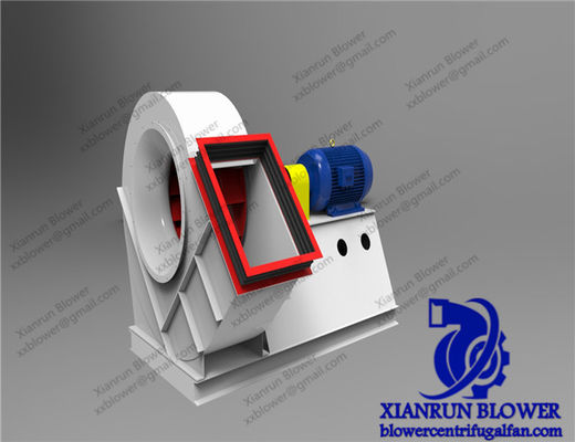 Custom Industrial Fan With Robust Construction, Engineered For Operation In Cement Plants, Industrial Boilers And Combustion Support Applications (Fan industriale personalizzato con costruzione robusta, progettato per funzionare in impianti di cemento, caldaie industriali e applicazioni di supporto alla combustione)