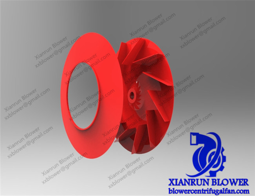 Elaborazione di resistenza del ventilatore centrifugo degli accessori di singola usura rossa della ventola