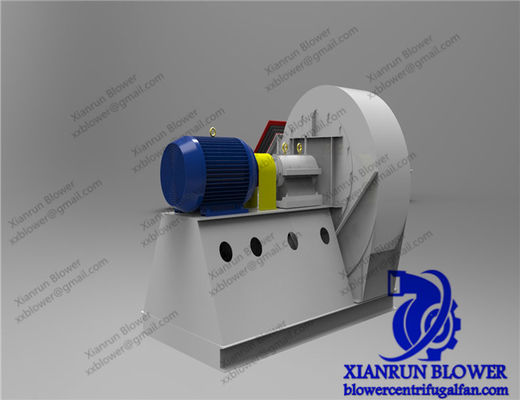 Ventilatore centrifugo industriale con intervallo di pressione 3000-25425 Pa e certificazione ISO 9001