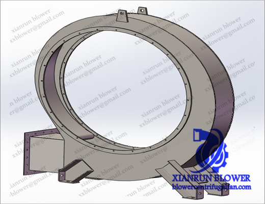 Gli alti accessori del ventilatore centrifugo della resistenza che di sollevamento le anse/regolano la porta