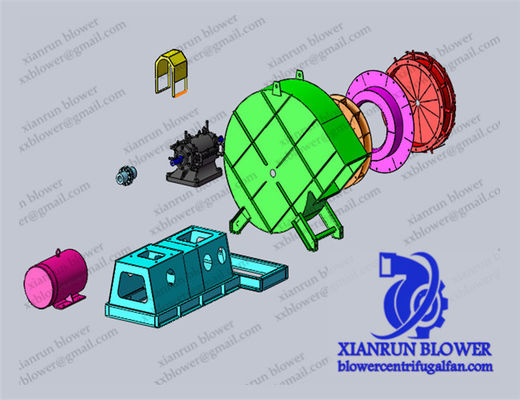 Ventilatore radiale centrifugabile personalizzabile per esigenze industriali specifiche