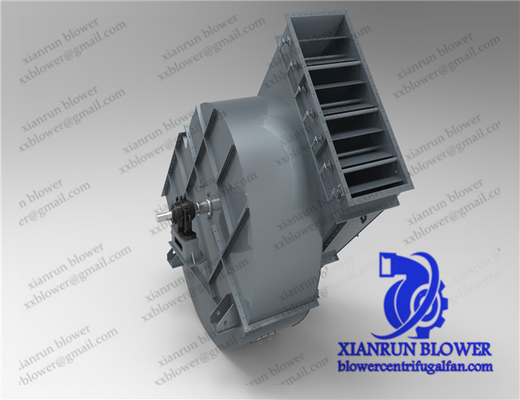 800 - singolo ventilatore di ventilatore centrifugo dell'entrata 90000m3/H che sopporta Ring Fixed Nut interno