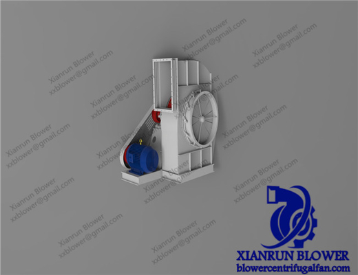 Fan radiale centrifugo curvo a rovescio della trasmissione a cinghia del fan 440V 480V 660V