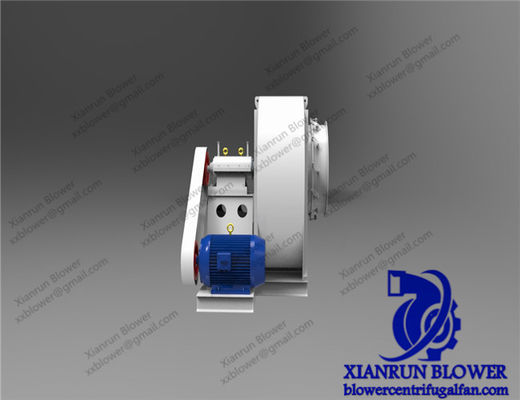 Ventilatore centrifugo industriale con alto flusso d'aria e trasmissione a cinghia, progettato per caldaie industriali e apparecchiature di supporto per soffiatori d'aria elettrici